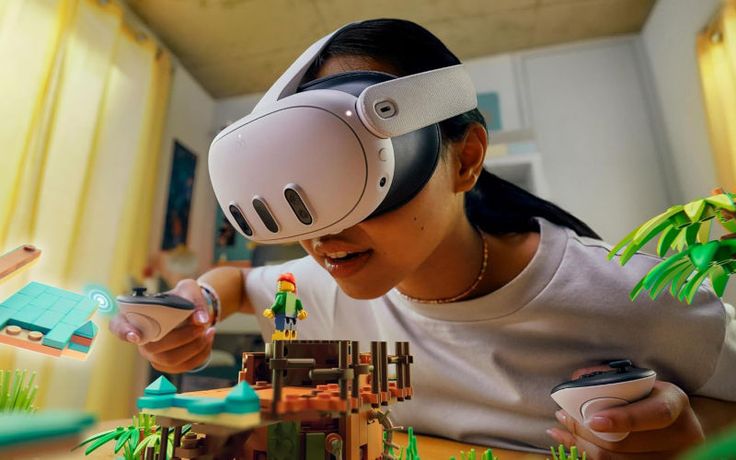 Realidad virtual mixta. (Meta Quest 3).

